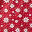 Sac hotte Noël rouge étoiles blanches l.50 x H.80 cm