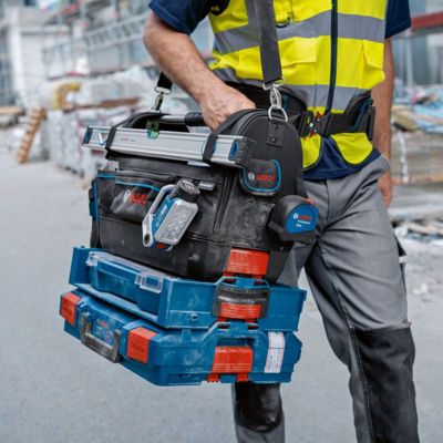 Sac à outils GWT 20 - 1600A025L6 Bosch (sac porte-outils robuste, compatible L-BOXX et ProClick)