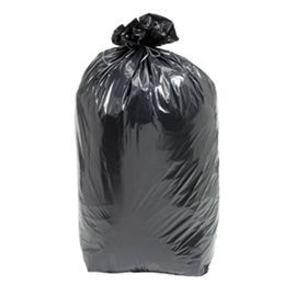 Sac poubelle vendu par 20 recyclé 30 L couleur noir