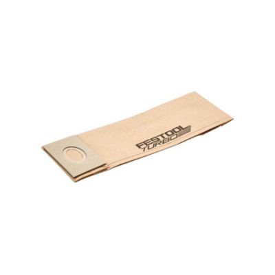 Sac turbo filtre Festool RS2/RS3 - Lot de 5 sacs filtres - 487779.