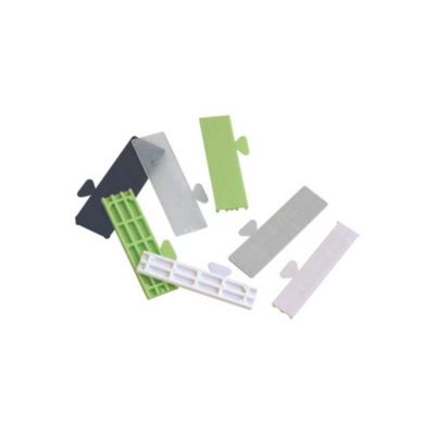 Sachet 1000 cales vitrage 22 x 80 mm ép. 5 mm noir - D22805B