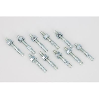 Sachet de 10 goujons d'ancrage métallique M.6x45mm