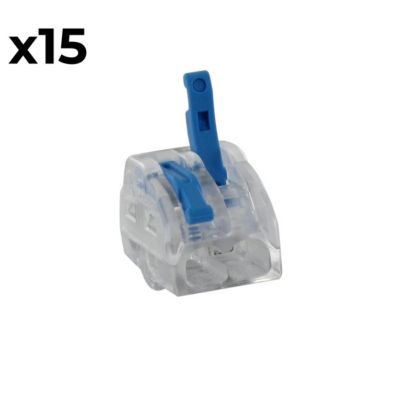 Sachet de 15 bornes 2 entrées - 485 - Blm