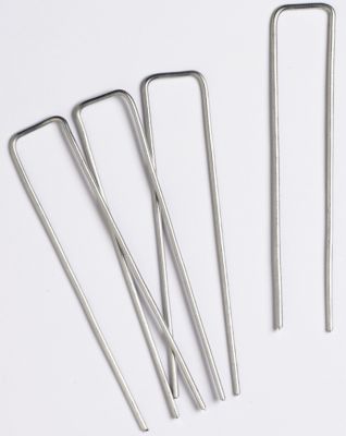 Sachet de 20 petites agrafes Jany H. 14 cm x L. 3 cm métal
