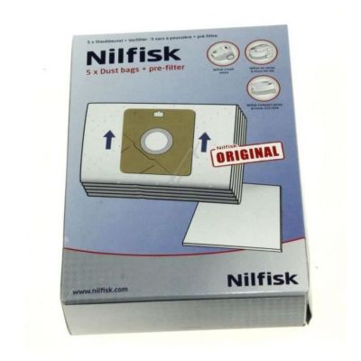 Sachet de sacs (X5) 78602600 parquet coupe centur pour aspirateur Nilfisk