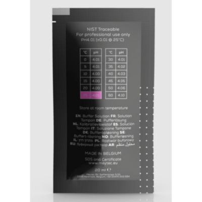 Kit Solution Étalonnage PH YINMIK – 4.00, 7.00, 10.01 (50 Ml) + Solution Stockage Sonde (2×10 Ml), Précision ±0.02, Pour Tous PH-mètres
