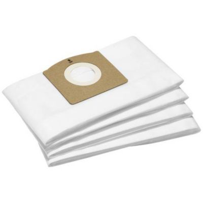 Sachets filtrants non tissés 3 couches pour aspirateur WD 1 Compact Battery, lot de 4 - 2.863-325.0