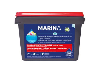 Sachets hydrosolubles pré-dosés Sos eau verte et trouble en granulés Marina