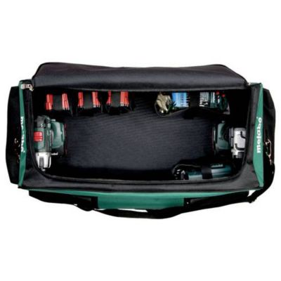 Sacoche à outils Metabo 657007000 grande taille 670 x 290 x 325 mm, 5 compartiments, poches extérieures zippées