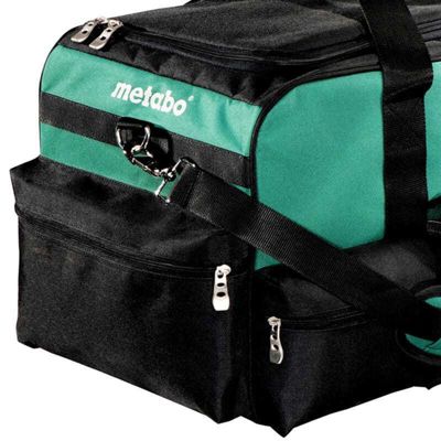 Sacoche à outils Metabo 657007000 grande taille 670 x 290 x 325 mm, 5 compartiments, poches extérieures zippées