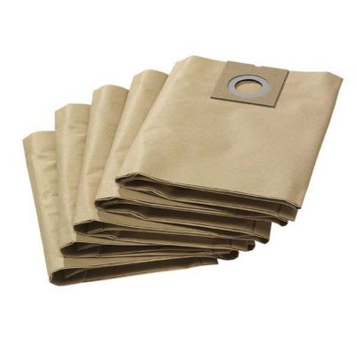 Sacs filtrants papier 2 couches BIA-C classe M pour aspirateur Karcher NT 27/1 - lot de 5 - 6.904-290.0
