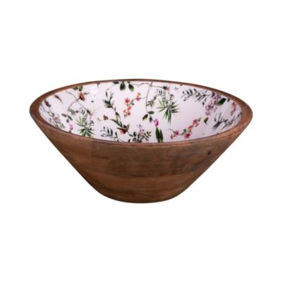 Saladier Champêtre en manguier 30 cm