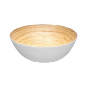 Saladier D25 cm Blanc Bambou - 5Five