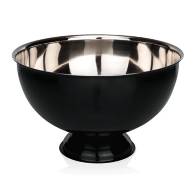 Saladier en Acier au nickel-chrome 10 L noir H 230 mm   380 mm - Was Germany