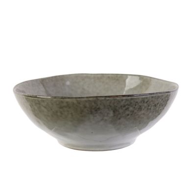Saladier en céramique Gris, H. 7 cm, AU GRÉ DU TEMPS