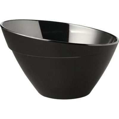 Saladier incliné en mélamine noir Balance APS 245 mm