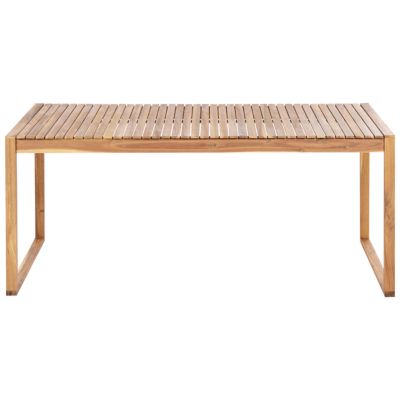 Salle à manger de jardin 8 places SASSARI II avec coussins Bois d'acacia certifié Gris