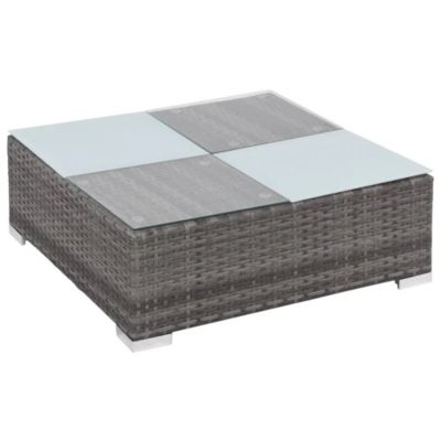 Salon de jardin 2, 4 et 8 pièces ( - Gris clair)