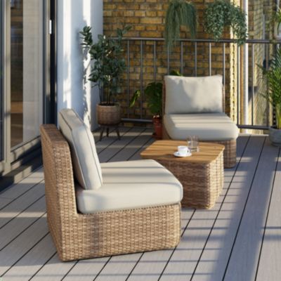 Salon de jardin 2 places GoodHome Elos beige
