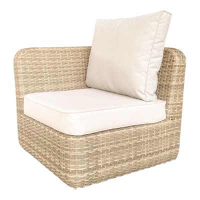 Salon de jardin 6 places beige GoodHome Elos