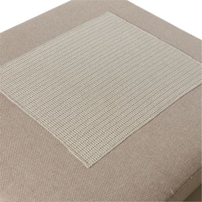 Salon de jardin aluminium couleur sable GoodHome Santorin peyote 5 personnes