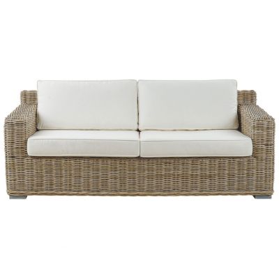 Salon de jardin ARDEA Rotin Marron clair