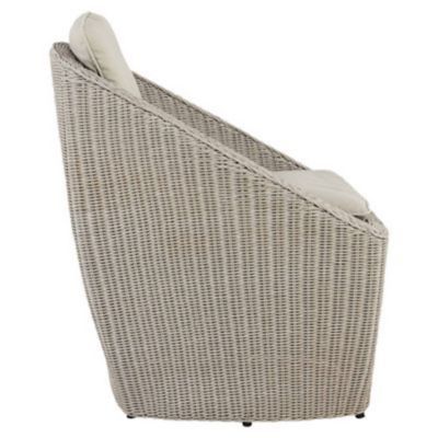 Salon de jardin bas Blooma Pilares effet rotin beige 2 personnes