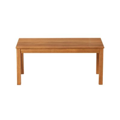 Salon de jardin bas GoodHome Denia bois 4 personnes