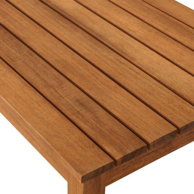 Salon de jardin bas GoodHome Denia bois 4 personnes