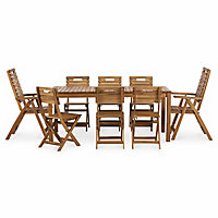 Salon de jardin Denia - Table + 4 chaises + 2 fauteuils