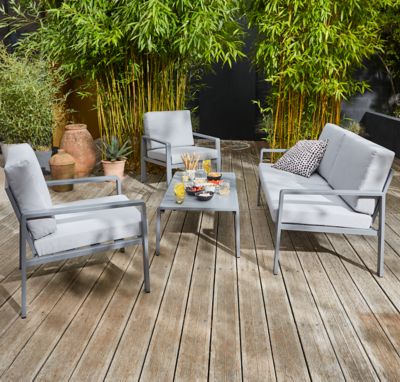 Salon de jardin GoodHome Moorea 4 personnes