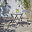 Salon de jardin Kythros Holi - Table + 2 chaises