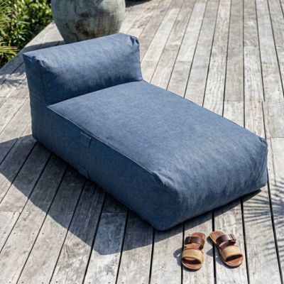 Salon de jardin modulable 3 places bleu pacific Mixi  Oviala