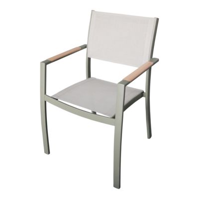 Salon de jardin table extensible et fauteuils 6 personnes GoodHome Rowa