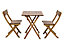 Salon de jardin Viginia - Table + 2 chaises