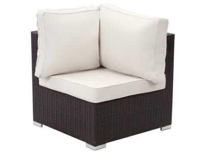 Salon jardin méridienne 2 pcs "Ibiza"  Buffalo  Marron