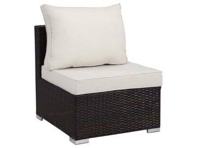 Salon jardin méridienne 2 pcs "Ibiza"  Buffalo  Marron