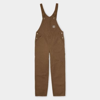 Salopette Bib Overall Carhartt 102776 marron, 100 % coton, taille 50