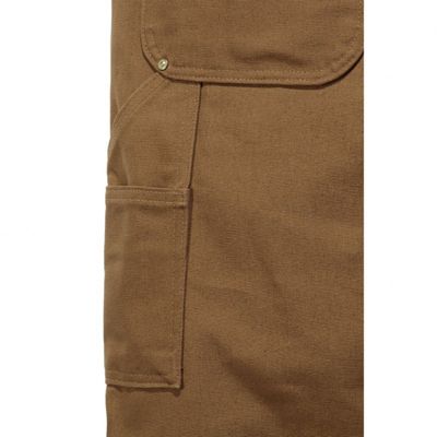 Salopette Bib Overall Carhartt 102776 marron, 100 % coton, taille 50