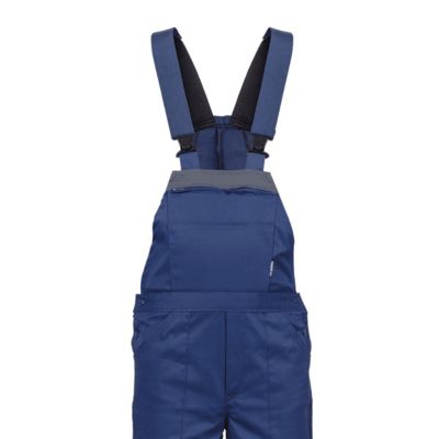 Salopette de travail Bleu marine Taille 44 Polyester / Coton 7 Poches Sangles épaules reglables VITO
