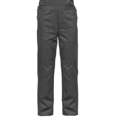 Salopette de travail Gris Noir Taille 40 Polyester / Coton 7 poches Sangles épaules reglables VITO