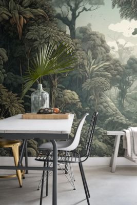 Sanders & Sanders papier peint panoramique jungle vert foncé - 3 x 2.79 m - 950025