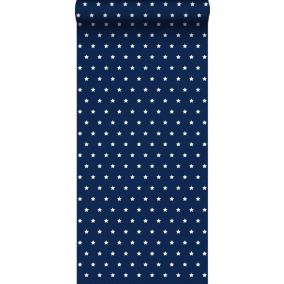 Sanders & Sanders papier peint étoiles bleu marine - 53 cm x 10,05 m - 935225