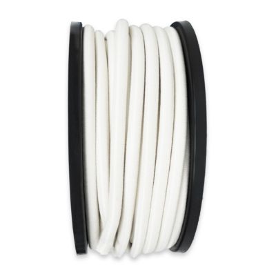 Sandow Élastique TECPLAST Ivoire 20m Ø9mm – Qualité Pro Anti-UV, Tendeur Bâche Robuste Pour Piscine, Pergola, Bois