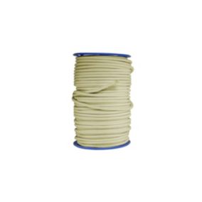 Sandow élastique Diamètre 9 mm 10 mètres Tendeur Couleur Ivoire Fixation Baches