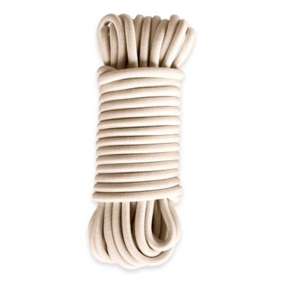 Sandow élastique Ivoire 15 mètres - Qualité PRO TECPLAST 9SW - Tendeur pour bâche de diamètre 9 mm