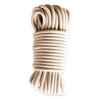 Sandow élastique Ivoire 20 mètres - Qualité PRO TECPLAST 9SW - Tendeur pour bâche de diamètre 9 mm