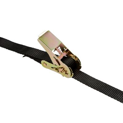 Sangle d'arrimage à cliquet noir 5 m x 25 mm