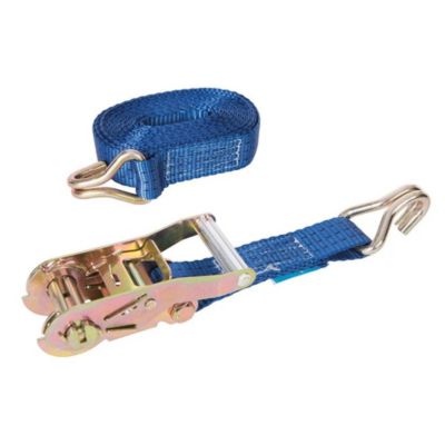 2 Sangles D'arrimage 6m X 25mm - Avec Cliquet Et Crochets, Capacité 800kg, Polyester Renforcé, Pour Moto, Vélo, Bagages, Remorque