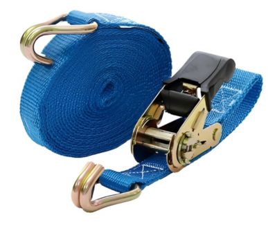 Sangle d'arrimage à crochets rapprochés 5m / 1T bleu - MURTRA - BRICO 1000/55-5BL